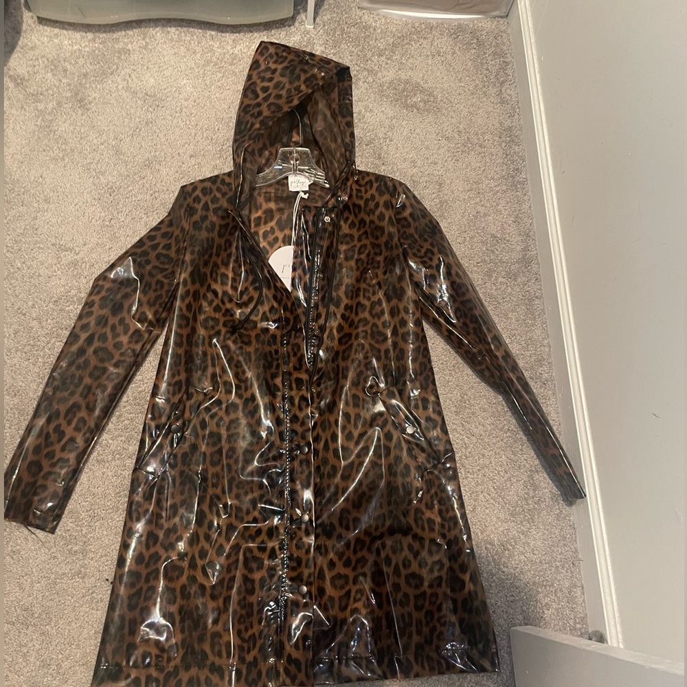 NWT - Princess Polly Leopard Spray Jacket